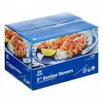 Royal 6" Round Bamboo Meat, Satays and Vegetable Skewers, Pack of 100 .... R806
