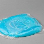 100 Disposable Bouffant Caps Hair Nets 18" Blue Net Safety Food Medical Kitchen