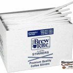 Brew Rite 18WR5/1010 5" Single Plastic Stirrers 1000 ct