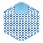 Wave 3D Urinal Deodorizer Screen Blue Cotton Blossom 6 Screens Monogram