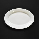 BLACKWOOD  700120  11 3/4" oval plate white 2 DOZEN