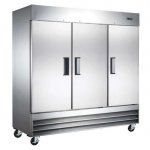 Coldline C-3FE 81" Triple Solid Door Reach-In Freezer