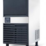 Coldline ICE120 20" 120 lb. Undercounter Half Cube Air Cooled Ice Machine with Bin