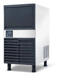 Coldline ICE120 20" 120 lb. Undercounter Half Cube Air Cooled Ice Machine with Bin