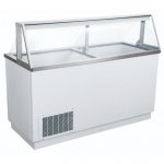 Coldline DIP-66 68" Ice Cream Dipping Cabinet Freezer | (12) Tub Capacity