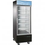 Coldline G28-B 28" Single Glass Door Merchandising Refrigerator - Black
