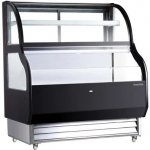 Marchia MSTAR50 50" Refrigerated Open Display Case with Refrigerated Glass Top