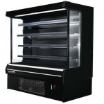 Coldline SOC-76-B 76" Black Refrigerated Air Curtain Merchandiser