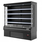 Coldline SOC-76-B 76" Black Refrigerated Air Curtain Merchandiser