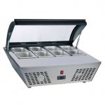 Marchia MTRS6 30" Refrigerated Countertop Prep Refrigerator