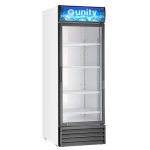 Unity U-GM1 24" One Glass Door Merchandiser Refrigerator with LED Lighting