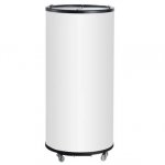 Unity U-BF2 White Barrel Merchandiser Freezer - 2 Cu.ft