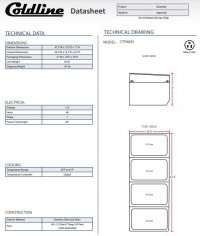 Coldline CTP48SS 48" Refrigerated 4 Pan Stainless Steel Top Cover Countertop Salad Bar - Image 3