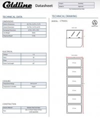 Coldline CTP60SG 60" Refrigerated 6 Pan Glass Top Cover Countertop Salad Bar - Image 3