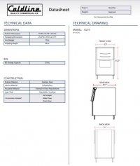 Coldline B275 22" 275 lb. Ice Machine Storage Bin - Image 3