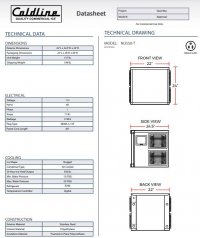 Coldline NU550-T 22" 550 lb. Modular Air Cooled Nugget Ice Machine, HEAD ONLY - Image 3