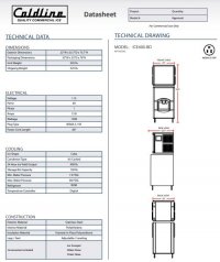 Coldline ICE400-BD 22" 400 lb. Ice Dispensing Ice Machine with Bin for Hotels - Image 3