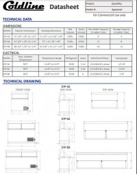 Coldline DIP-46 47" Ice Cream Dipping Cabinet Freezer | (8) Tub Capacity - Image 3