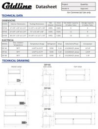 Coldline DIP-66 68" Ice Cream Dipping Cabinet Freezer | (12) Tub Capacity - Image 3