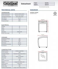 Coldline XS160 26" Curved Glass Top Display Ice Cream Freezer - 6.0 Cu. Ft. - Image 3