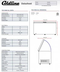 Coldline CF60 60" Commercial Chest Freezer - 15.0 cu. ft. - Image 3
