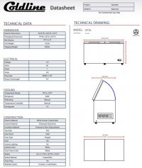 Coldline CF76 76 Commercial Chest Freezer - 22.5 cu. ft. - Image 3