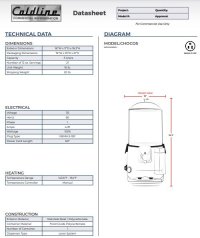 Coldline CHOCO5 16 5 Liter Hot Beverage Dispenser - Image 3