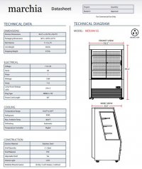 Marchia MDS390-SS 36" Open Refrigerated Merchandiser Grab and Go Display Case - S/S - Image 3