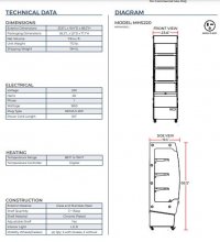 Marchia MHS220 Open Heated Grab and Go Display Warming Case - Image 3