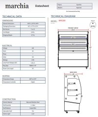 Marchia MHS200 40" Open Heated Display Warming Case Grab and Go - Image 3