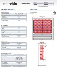 Marchia MDS72 72" Open Refrigerated Merchandiser Grab and Go Display Case - Image 3