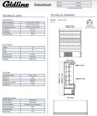 Coldline SOC-51-W 51" White Refrigerated Air Curtain Merchandiser - Image 3