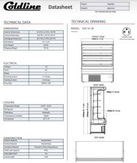 Coldline SOC-61-W 61" White Refrigerated Air Curtain Merchandiser - Image 3