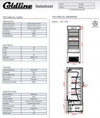 Coldline AOC-28-B 28" Black Open Air Refrigerated Display Merchandiser - Image 3