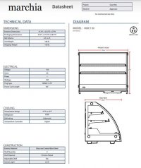 Marchia MDC130 31" Refrigerated Countertop Display Case - Image 3