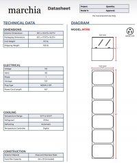Marchia MTR6 59" Refrigerated Countertop Salad Bar - Topping Rail - Image 3