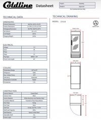 Coldline D10-B 27" Single Glass Swing Door Merchandiser Freezer - Black - Image 3