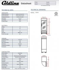 Coldline D30-B 31" Single Glass Swing Door Merchandiser Freezer - Black - Image 3