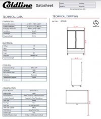 Coldline IM53-B 53" Indoor Ice Merchandiser Freezer with LED Lighting - Black - Image 3