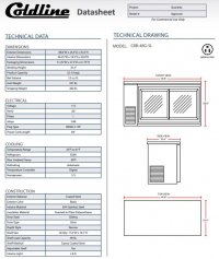 Coldline CBB-48G-SL-T 48? Refrigerated Narrow Black Sliding Glass Door Back Bar Cooler - Image 3