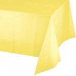 Creative Converting Plastic Tablecover, Yellow 1pc