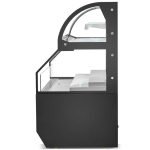 Marchia MSTAR48 48" Black Dual Service Open Air Display Case Merchandiser (Copy) - Image 4