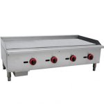 Cookline CGG-48M 48" Gas Countertop Griddle with Manual Controls - 120,000 BTU