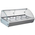 Marchia MSB4 30" Countertop Hot Food Display Warmer - 4 Pans