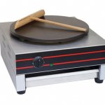 Cookline CM-1 16" Electric Single Cast Iron Crepe Maker, 240V