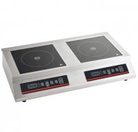 Cookline IC-3600F Double Countertop Induction Range / Cooker - 208-240V, 3600W