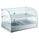 Marchia HCA45 22" Curved Glass Countertop Hot Food Warmer Display Case