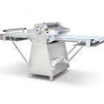 Prepline FSS-120 Stainless Steel Reversible 120v Floor Model Dough Sheeter