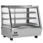 Marchia MHC125 27" Heated Countertop Display Front, Rear Doors