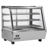 Marchia MHC125 27" Heated Countertop Display Front, Rear Doors